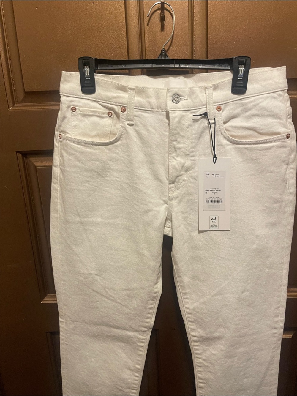 NWT Moussy Vintage Men’s Akron Skinny White Jeans - Size 32